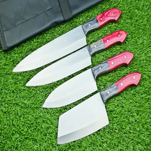 Ensemble de chef professionnel en acier damas forgé à la main 5 pièces ustensiles de cuisine en carbone, y compris couteau à filet utilitaire 5 pièces - Product Image 1