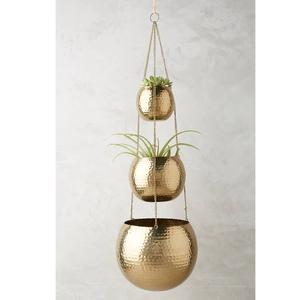 Maceta de Metal Hecha a Mano, Diseño Moderno, Maceta Decorativa para Flores, para Interiores, Exteriores, Jardín y Decoración del Hogar - Product Image 6