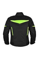 Chaqueta de Motocicleta de Invierno para Hombre, Marca Personalizada, 100% Poliéster, Tela de Pana, Cuello Alto Delgado, Impermeable y Ecológica