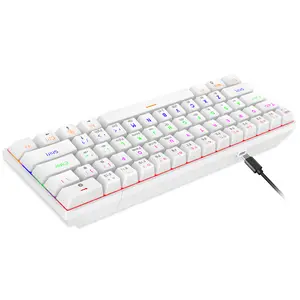 Bagikan 2021 Baru 61 Tombol Gaming Keyboard dan Mouse Combo Mini Keyboard Gaming untuk PC