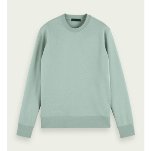 เสื้อสเวตเชิ้ตผู้ชายคอกลมทรงปกติ ผ้าฝ้ายฟลีซ 100% หนา 350 กรัม สำหรับฤดูหนาว กันลม สีพื้น  รับปักลายตามสั่ง พิมพ์ลายสกรีน - Product Image 1