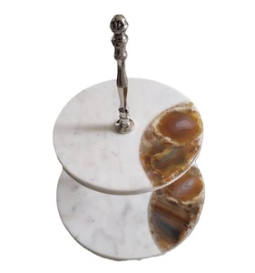 Support à gâteau en résine et métal de qualité supérieure pour l'affichage, outils pour gâteaux, desserts, servir des cupcakes pour les mariages et les fêtes d'anniversaire - Product Image 1