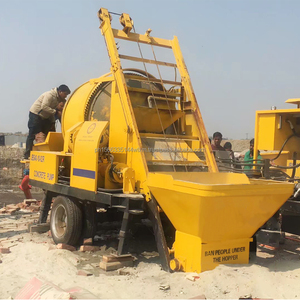 Thiết Kế Mới Xách Tay Máy Bơm Bê Tông Và Máy Trộn Máy Móc Diesel Mini Văn Phòng Phẩm Máy Trộn Bê Tông Với Máy Bơm Cho Nhà Xây Dựng Sử Dụng - Product Image 4