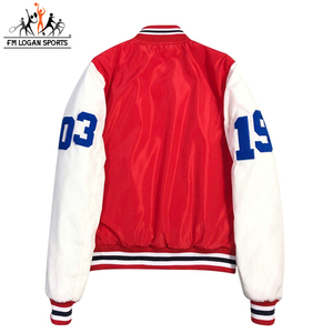 แจ็กเก็ตเบสบอล,ออกแบบตามสั่งเสื้อกีฬาเบสบอลคุณภาพพรีเมี่ยม - Product Image 2