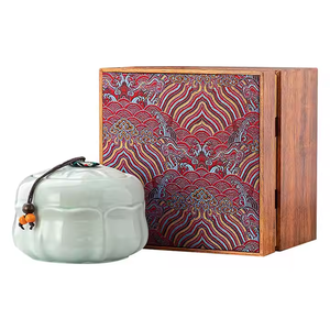 Urnas de madera para mascotas más valiosas Urna de cremación de madera de mosaico impresa a mano Urna de madera de acacia de calidad superior en precio asequible - Product Image 1