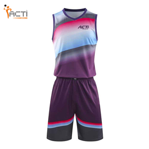 Conjuntos de Uniformes de Baloncesto sin Mangas, Cómodos, Transpirables, de Secado Rápido, 100% Poliéster, Colores Personalizados, Alta Calidad, para Hombres Adultos - Product Image 2