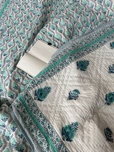 Couvre-lits en coton imprimés à la main sur bloc de bois, faits sur mesure, idéaux pour la revente par les magasins de textiles et d'ameublement - Product Image 4