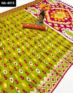 Collections de saris en soie lourde à porter de manière traditionnelle indienne à bas prix et de la meilleure qualité Saree en soie Kanjivaram Sari en pur coton - Product Image 2