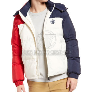 Chaqueta acolchada para hombre con diseño elegante y cremallera a prueba de viento para uso diario Chaqueta acolchada para hombre para todas las estaciones - Product Image 2