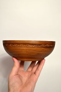 Premium Quality Wooden <b>Bowl</b> Natural Wood Serving <b>Bowl</b> for Salads Fruits <b>Snacks</b> and Decor Available for Sale - Product Image 3
