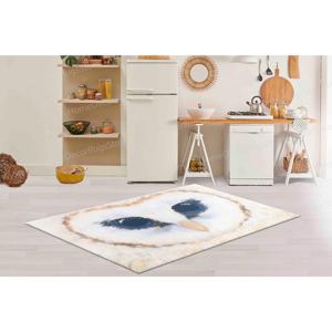 Tapis moderne imprimé hibou : décoration animale pour le bureau, le salon ou la maison, tapis en chenille - Product Image 3