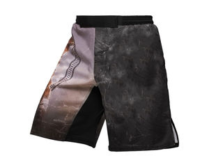MMA BJJ Shorts Hommes Sublimation Logo Personnalisé Confortable Ceinture Élastique Short d'Entraînement de Boxe Meilleur Prix - Product Image 6