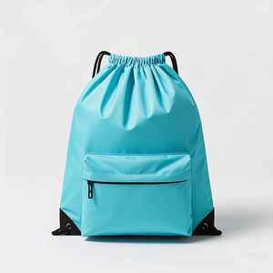 Sac à dos à cordon en nylon de vente chaude sac d'école et de gymnastique à la mode avec corde décontractée pour adolescents et adultes hommes et femmes - Product Image 6