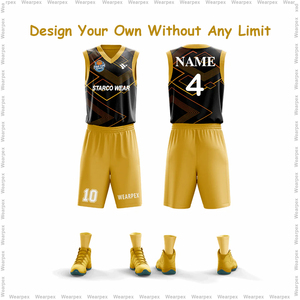 Uniforme de basket-ball pour hommes personnalisé sans manches, service OEM en gros pour les uniformes d'équipe en tissu de sublimation à séchage rapide, vêtements de sport - Product Image 3