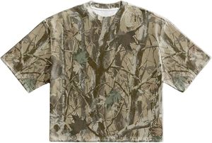 OEM Logo Graphic Oversized 100% Cotton Heavyweight Crew Neck T <b>Shirt</b> Street Wear Ribbed Tee for Spring - Product Image 6