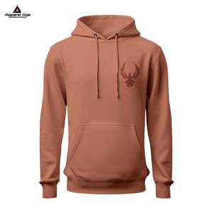 OEM Supply Custom 380gsm Heavyweight Pullover Sweat à capuche couleur unie motif 3D Slim Fit hommes sweat à capuche surdimensionné pour l'hiver - Product Image 5