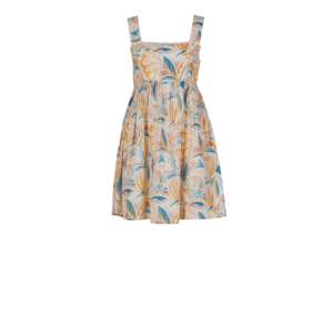 Nuevo Vestido Corto de Algodón Puro con Estampado Floral para Mujer, Elegante Vestido A-Line hasta la Rodilla para Invitadas, Bodas y Eventos - Product Image 3