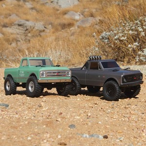 <span class=keywords><strong>Axial</strong></span> SCX24 1967 <span class=keywords><strong>Chevrolet</strong></span> C10 1/24 4WD Micro Crawler Brushed RTR Camioneta RC Miniatura de Alto Rendimiento con Batería LiPo y LED - Product Image 1