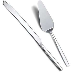 Couteaux à gâteaux et outils de service en acier inoxydable de qualité supérieure à bas prix pour des présentations de desserts sophistiquées et élégantes - Product Image 4