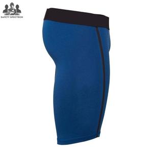 Shorts de compression pour homme, taille élastique, taille mi-haute, style sportif uni, style urbain, écologiques, respirants, séchage rapide, confortables - Product Image 3