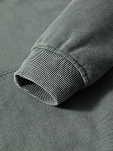 Sudaderas con Capucha Personalizadas con Logotipo, Estilo Urbano, Felpa Francesa de 600 g/m², Algodón Grueso, Corte Holgado, Lavado Ácido, para Hombre, Venta al Por Mayor - Product Image 6