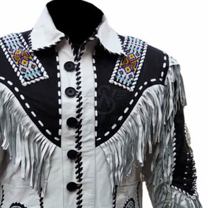 Chaqueta Occidental Diseñada para un Estilo Casual y Uso Diario con Cuero de Vaca, Características Ecológicas y Resistentes al Viento - Product Image 4