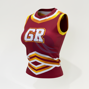 Uniforme de cheerleading en gros, étiquette privée, uniformes de cheerleading personnalisables, meilleure qualité, vêtements de performance d'équipe, uniforme de danse - Product Image 3