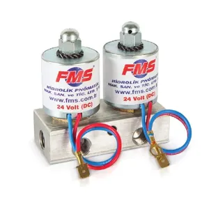 Válvula Amortiguadora Hidráulica Dirigida por Solenoide con Válvula de Control Direccional Eléctrica de Bobina - Product Image 2
