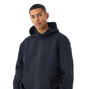 Men's Customizable Winter Tracksuit Breathable Terry Cotton Double-Waistband Flared Sweatpants <b>Hoodie</b> Whole Rhinestone Printed - Product Image 5