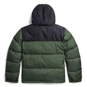 Veste d'hiver pour homme avec capuche et col montant en toile respirante Poches zippées Style High Street Outdoor Casual Wear - Product Image 2