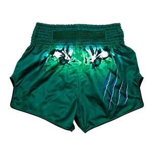 Servicio OEM, Shorts de Muay Thai de Satén al por Mayor, Diseño Personalizado, Alta Calidad, Transpirables, Antiarrugas, de Secado Rápido, con Cintura Elástica - Product Image 1