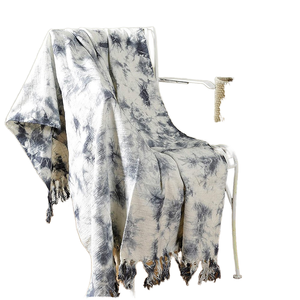 Manta de algodón con estampado a mano, Manta de algodón bohemio de buena calidad, manta de sofá de algodón superventas personalizada al por mayor - Product Image 1