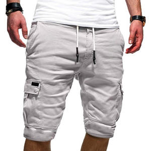 Shorts cargo en satin uni pour hommes, grande taille, en coton, décontractés, été, personnalisables avec logo et design, vente en gros, prix abordable, offre spéciale - Product Image 4