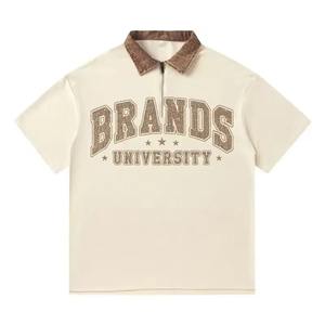 100% cotton <b>T</b>-<b>shirt</b> for <b>men</b> loose fit printed Lightweight New Royal Retro Spandex <b>Men's</b> High Quality Golf Polo <b>Shirt</b> 2025 - Product Image 3