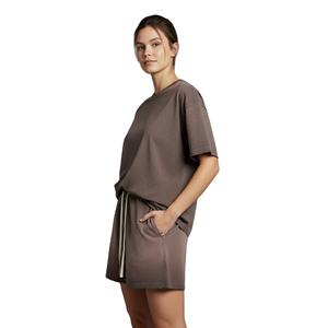 Ensemble 2 pièces pour femmes, t-shirt et short surdimensionnés en coton 100% brodé de dentelle vintage, qualité supérieure, vêtements d'été - Product Image 2