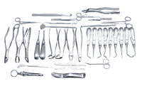 HAUTE QUALITÉ 34 PCS D'EXTRACTION DENTAIRE ORALE ET ASCENSEURS KIT D'OUTILS DE CHIRURGIE ..
