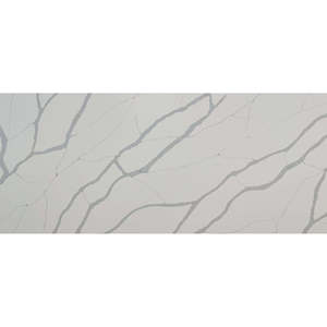 ผลิตภัณฑ์ควอตซ์คริสตัลคอมโพสิต Calacatta Sierra ระดับพรีเมียม - แผ่นใหญ่ดีไซน์ทันสมัยสำหรับใช้ในห้องครัวและผนัง - Product Image 1