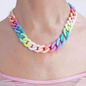 ACCESORIOS LA MEJOR CALIDAD ENLACES DE CADENA DE RESINA DISPONIBLES TODOS LOS TAMAÑOS y Todos los colores la Cadena de Resina Precio de comercialización - Product Image 2