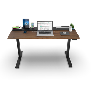 <b>Adjustable</b> Height Walnut SmartDesk for Gaming - Product Image 2