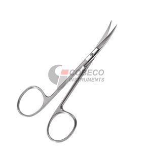 Tijeras Iris de Hojas Curvas, Acero Inoxidable, Precisión Quirúrgica, Punta Fina y Afilada, Instrumento de Microdisección - Product Image 2