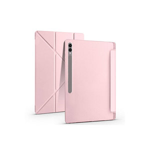 Funda Inteligente Netzy Color Oro Rosa para Galaxy Tab S9 Ultra, Diseño Plegable Triple con Compartimento para Lápiz y Soporte, Hecha de TPU y PU - Product Image 1