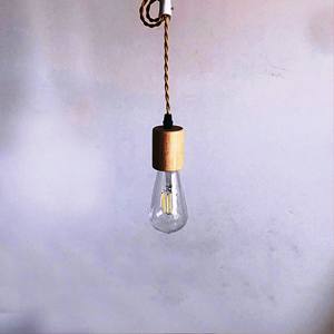 Lámpara de mesa en madera quemada PRODUCTO VENTA CALIENTE Lámpara de mesa de madera ARTESANÍA - Product Image 4