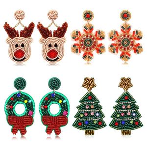 Pendientes Colgantes de Bisutería con Cuentas Bordadas a Mano, Diseño Moderno, Multicolores, Ligeros y Originales - Product Image 2