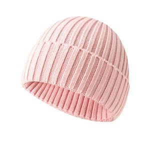 Gorro de pescador acanalado corto de esquí en blanco para niños de diseñador personalizado al por mayor - Product Image 2