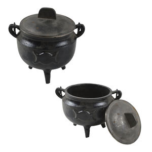 Caldero de Hierro Fundido de Diseño Industrial para Decoración del Hogar y Festiva, con Acabado Pintado, Quemador de Incienso - Product Image 2