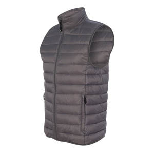 Offre Spéciale hommes hiver chaud poids lourd travail vers le bas gilet sans manches col montant matelassé bulle gilet veste - Product Image 2