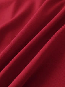 Của phụ nữ cổ điển phong cách rắn màu áo phông giản dị Ngắn Tay Áo Crew Neck Tees Mùa Xuân/Mùa Hè/Mùa Thu vải co giãn thoải mái phù hợp với Tee - Product Image 5