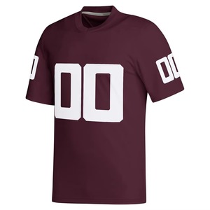 Conjunto de Uniforme de Fútbol Americano Personalizado OEM, Camiseta Corta Impresa, Transpirable, Talla Grande, Verano, Tejido de Poliéster Duradero, Secado Rápido - Product Image 1