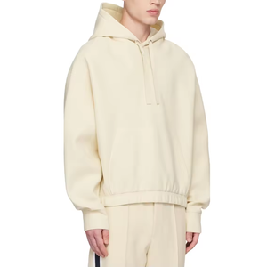 custom <b>men's</b> 100% cotton french terry hoodie heavyweight oversized drop shoulder streetwear <b>pullover</b> blank hoodies <b>for</b> <b>men</b> - Product Image 1