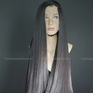 Extensions de cheveux vierges Remy lisses et soyeuses, tissées sur une seule bande, de la plus haute qualité, pour toutes les couleurs - Product Image 6